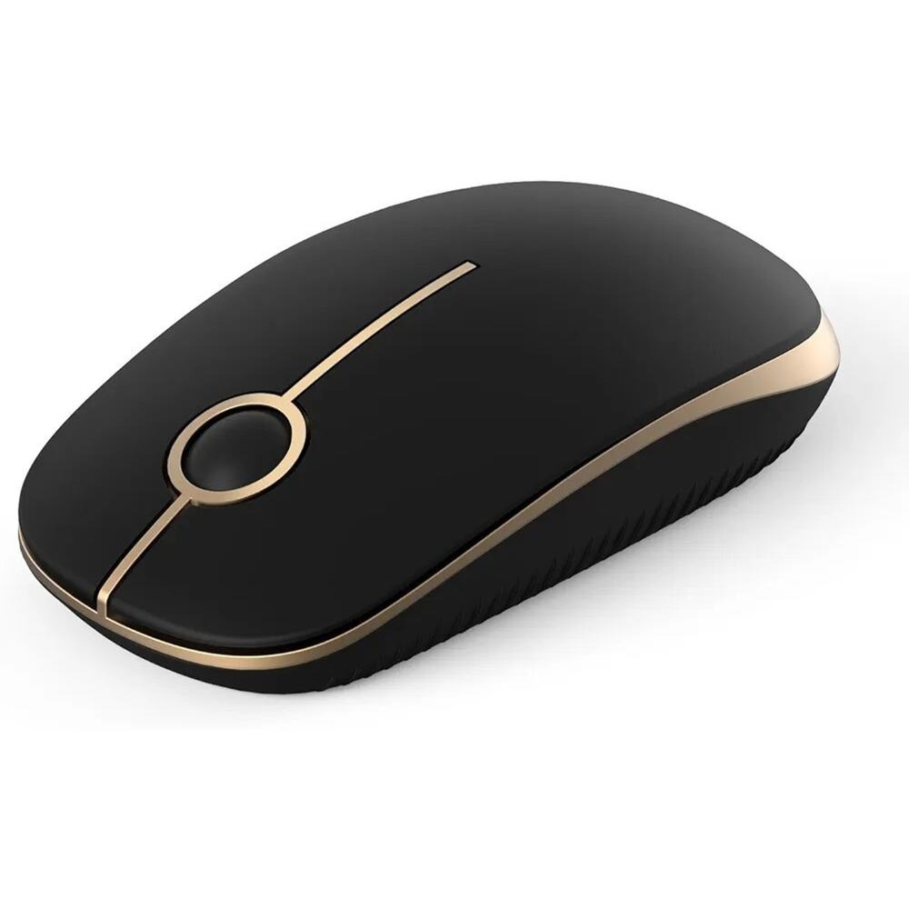 Wireless Mouse - 2.4G Slim Portable Computer Mouse with Nano Receiver, Less...